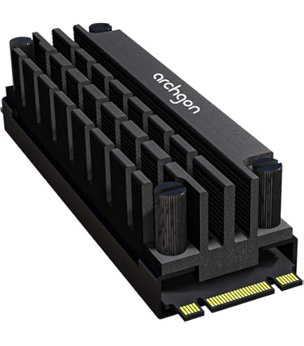 Amazon | Aquacomputer kryoM.2 micro passive heat sink for M